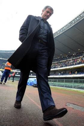 Inter Mailand Trainer Jose Mourinho  o00 Froschperspektive, unten,