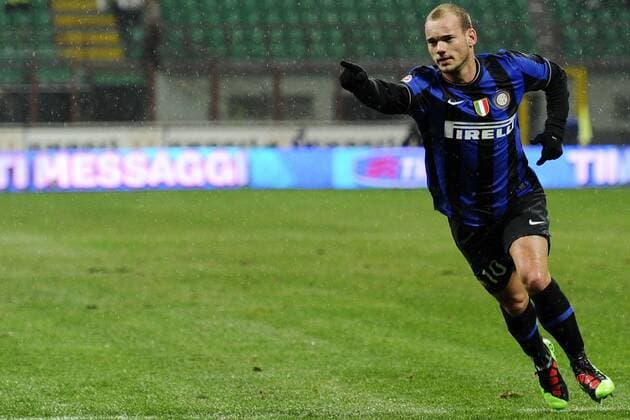 Inter Mailand - Jubel - Wesley Sneijder  o0 Freude
