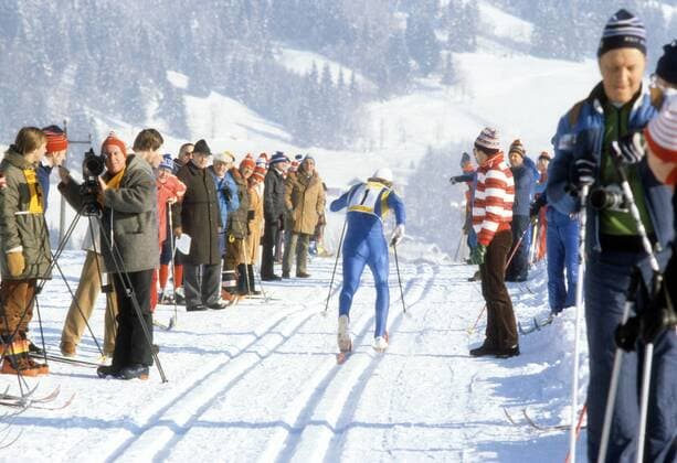 Thomas Wassberg (SWE) Nordische Kombination Herren Ski Nordisch, Nordischer Skisport, Langlauf, Weltcup 1978 1979 Totale Reit im Winkl