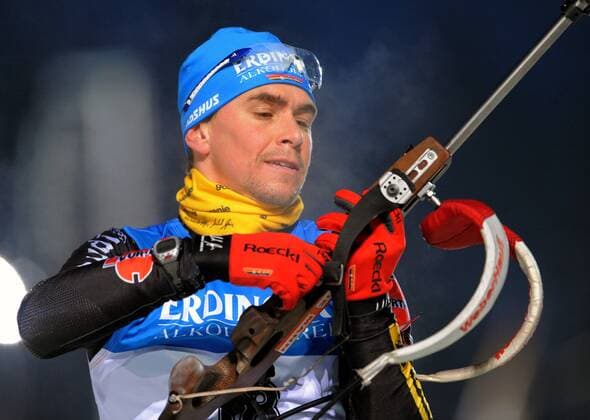 Biathlon IBU WC 14.01.2010 Ruhpolding 10km Sprint: Michael Greis, GER