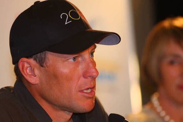 Jan 14, 2010 - Adelaide, Australia - LANCE ARMSTRONG (USA Team RadioShack) in Australia for a 2010 Santos Tour Down Under media conference. - ZUMAf96