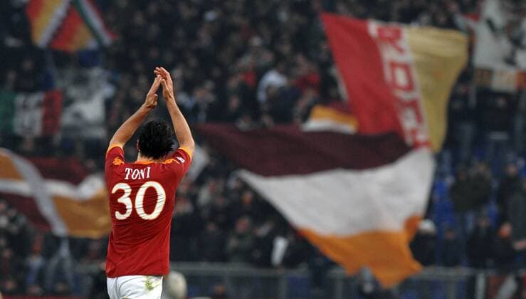 Luca TONI (AS Rom) - Serie A Stadio Olimpico, Roma, 17 01 2010 - AntoniettaxBaldassarre
