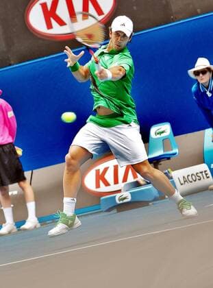 TENNIS - ATP, Australian Open 2010 MELBOURNE,AUSTRALIEN,19.JAN.10 - TENNIS - ATP World Tour, Grand Slam, Australian Open 2010,. Bild zeigt Fernando Verdasco (ESP). 