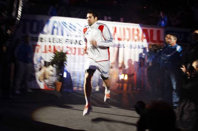 Nikola Karabatic - France - Tournoi de Paris- Bercy - 16.01.2010 -  NLeGouicFEP o0 Einmarsch, einlaufen, auflaufen