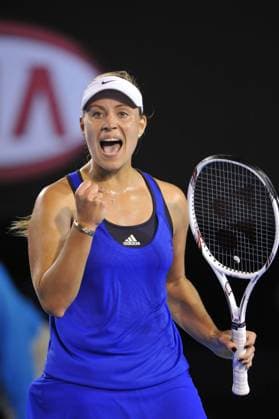 German player Angelique KERBER 3rd round  o0 Jubel Freude