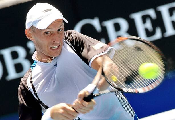 TENNIS - ATP, Australian Open 2010 MELBOURNE,AUSTRALIEN,23.JAN.10 - TENNIS - ATP World Tour, Grand Slam, Australian Open 2010. Bild zeigt Nikolay Davydenko (RUS). 