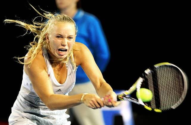 TENNIS - WTA, Australian Open 2010 MELBOURNE,AUSTRALIEN,23.JAN.10 - TENNIS - WTA, Grand Slam, Australian Open 2010. Bild zeigt Caroline Wozniacki (Dänemark). 