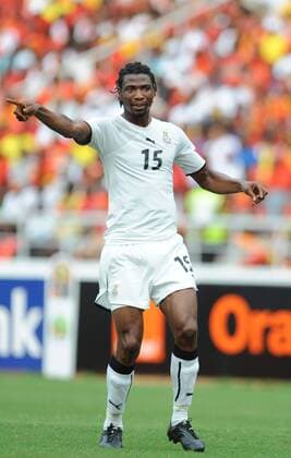 AFCON Quarter Final: Angola v Ghana - JANUARY 24,Isaac Vorsah of Ghana during the Africa Cup of Nations Quarter Final match between Angola and Ghana from the November 11 Stadium on January 24, 2010 . Gallo766179 Herren Fußball