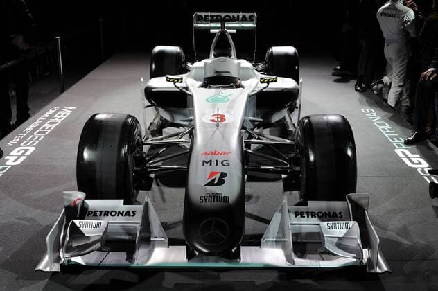 Vorstellung des Mercedes GP Petronas Boliden - Formel 1 Saison 2010, Teamvorstellung Mercedes GP Petronas am 25.01.2010. Stuttgart