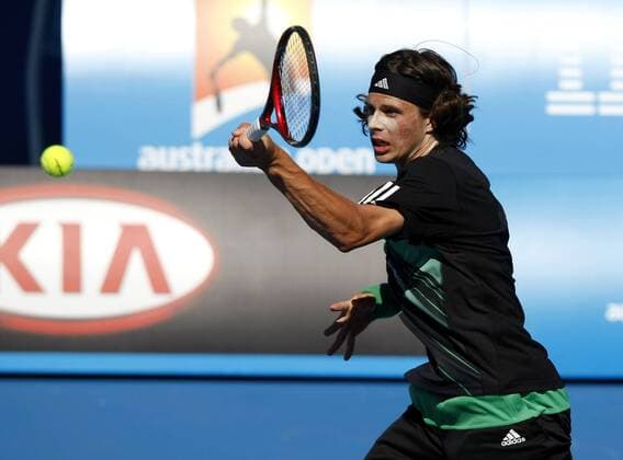 Australien, Melbourne, Sport, Tennis, Grand Slam Tournament, Melbourne Park, Australian Open 2010, Junioren Doppel Finale, Dominik Schulz (GER),