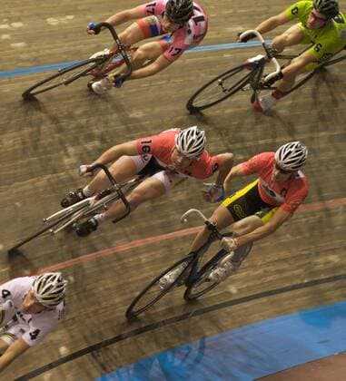 Radsport Berlin - Velodrom, 99. Berliner Sechstagerennen: (L-R) Petr LAZAR (CZE) und Alois KANKOVSKY (CZE)