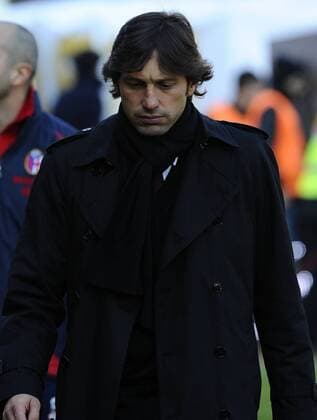 Mg Bologna 07 02 2010 - Serie A: FC Bologna (blau) - AC Milan (weiß) --- Trainer Leonardo (AC Milan) --- 