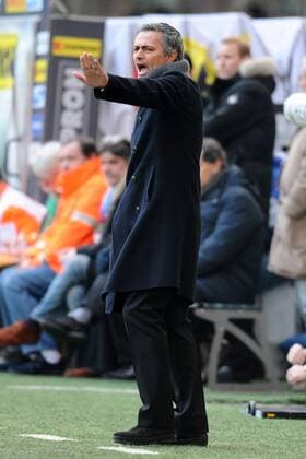 Milano 07 02 2010 - Serie A Inter Mailand - US Cagliari, Trainer Jose Mourinho (Inter Mailand) - 