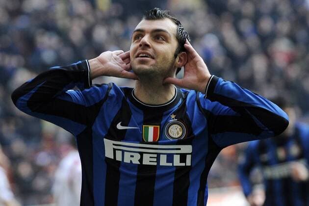 Milano 07 02 2010 - Serie A Inter Mailand - US Cagliari, Goran Pandev (Inter Mailand) -  o0 Jubel, Freude,
