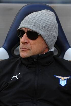 Roma 07 02 2010 - Serie A Lazio Rom - Catania Calcio, Trainer Davide Ballardini (Lazio Rom)  o0 cool, lässig, Sonnenbrille,