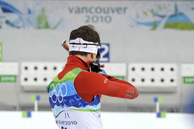 Ole Einar BJÖRNDALEN;NOR,Biathlon,10 km Sprint der Maenner. XXI. Olympische Winterspiele 2010, .