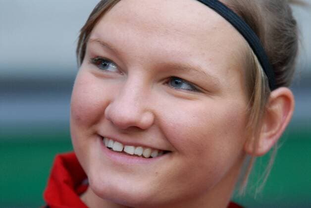 Fussball, Frauen-Länderspiel in der MSV-Arena in Duisburg: Alexandra Popp. Deutschland .