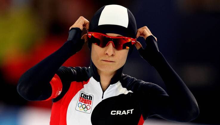 Feb 21, 2010 - Vancouver, BC, Canada - MARTINA SABLIKOVA (Czech Republic) wins a bronzemedal - SpeedSkating - Ladies 1500 m - Olympic Games 2010, Vancouver.  - ZUMApr3