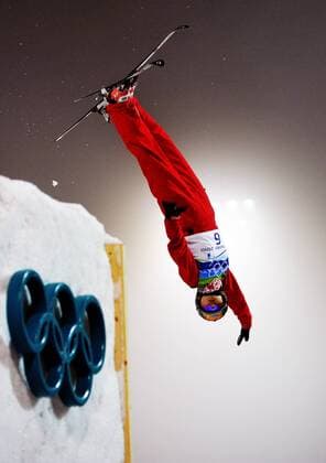 VANCOUVER, Feb. 24, 2010 China s Cheng Shuang acts during the women s aerials final of Freestyle Skiing at the 2010 Winter Olympic Games in Cypress Mountain, Canada, Feb. 24, 2010. (114) 