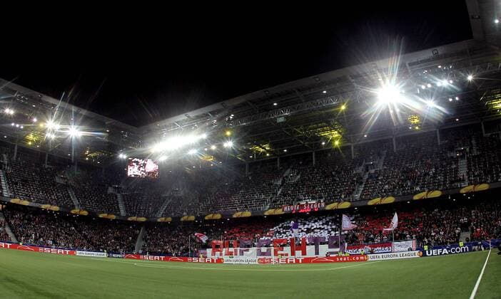 FUSSBALL - EL, SALZBURG,,25.FEB.10 - FUSSBALL - UEFA Europa League, RB Red Bull Salzburg. Bild zeigt die Red Bull Arena.  o0 Sportstätte Stadion AUT
