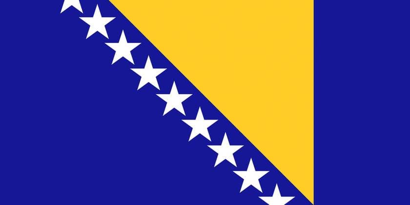 Bosnia and Herzegovina National Flag  (113000289) o00 Objekte o00 Objekte
