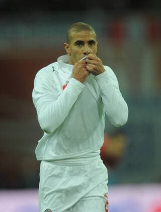 Mohamed Zidan of Egypt celebrates scoring the opening goal International Friendly England v Egypt 3rd March, 2010 EDITORIAL USE ONLY. No use with unauthorised audio, video, data, fixture lists, club league logos or live services. Online in-match use limited to 120 images, no video emulation. No use in betting, games or single club league player publications. o0 Jubel, Freude