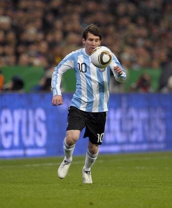 03.03.2010, Fussball Test-Länderspiel in der Allianz-Arena München, Deutschland - Argentinien, Lionel Messi (Argentinien)