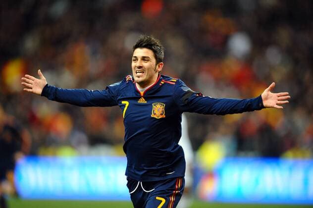 Frankreich (weiß) - Spanien (blau) - David VILLA - AnthonyxBibardxFEP -  o0 Jubel, Freude