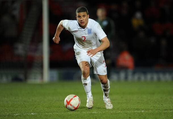 ENGLAND U21 V GREECE U21 3.3.10 - KYLE WALKER - ENGLAND U21 