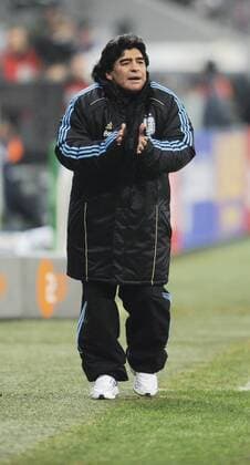Nationaltrainer DIEGO ARMANDO MARADONA (ARG)