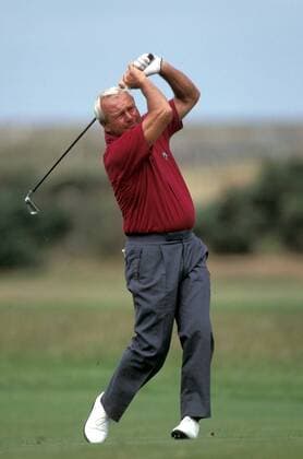 ARNOLD PALMER (USA), British Open 1995, St Andrews, 9507. xACTIONxPLUSx  ActionPlus9507101 Content restricted for UK based newspaper