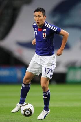 Makoto Hasebe (JPN), March 3, 2010 - Football : AFC Asian Cup Qatar Qualification Round match between Japan 2-0 Bahrain at TOYOTA Stadium, Aichi, Japan.  (059414)