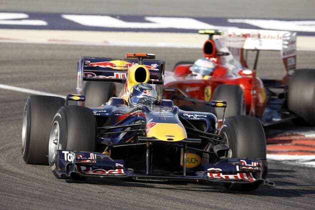 Sebastian Vettel (Red Bull). Rennen. 14.03.2010 F1 Bahrain o0 Freisteller