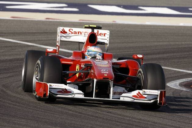 Fernando Alonso im Ferrari. Rennen. 14.03.2010 F1 Bahrain o0 Freisteller