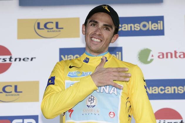 2010, Paris - Nice, Etappe 07 Nice - Nice, Astana 2010, Sieger Alberto Contador, Nice  o0 Jubel Freude Sieg