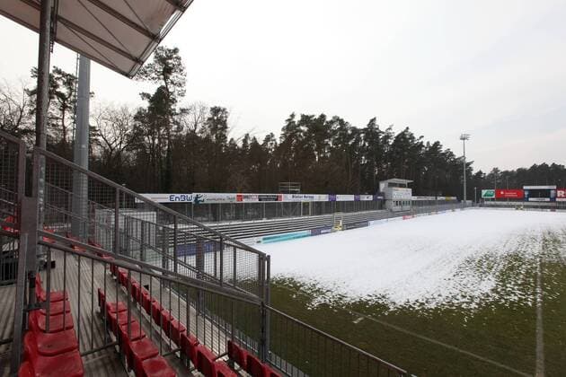 Fussball 3. Bundesliga. Saison 2009-2010. Hardtwaldstadion, Heimspielstätte SV Sandhausen Stadion. o00 Fotostory