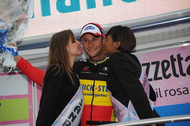 Mailand - San Remo, Quick Step, Tom Boonen -  o0 Freude Jubel, Hostess, Hostessen, Frau, girl