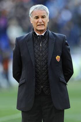 27.03.2010 - Serie A 2009 2010 - AS Rom (rot) vs Inter Mailand (blaue Streifen) --- Trainer Claudio Ranieri (Roma) 