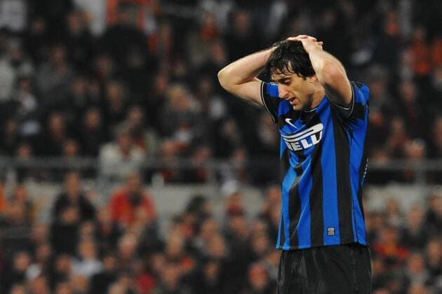 Diego Milito (Inter Mailand) - AS Roma - Inter Mailand 2:1 - AntoniettaxBaldassarre o0 Enttäuschung