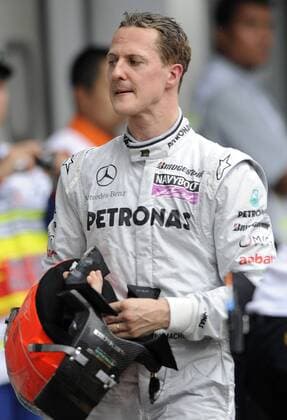 Michael SCHUMACHER (GER),Mercedes GP, enttäuscht, Qualifying,Formel 1 ,GP von Malaysia ,Sepang Circuit,Kuala Lumpur am 03.04.2010.