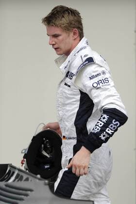 Nico HUELKENBERG (GER), Williams, enttaeuscht - Rennen, Formel 1, GP von Malaysia, Sepang, 04.04.2010