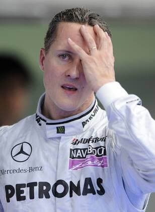 Michael SCHUMACHER (GER), Mercedes GP Petronas, Enttäuschung, Frust