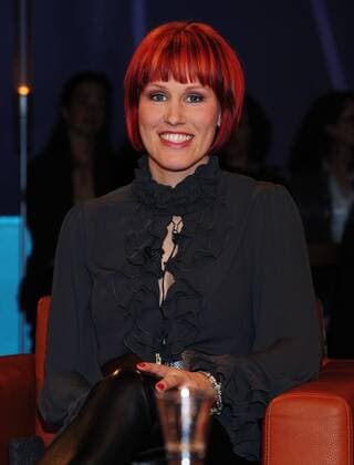 Kati Wilhelm (GER) zu Gast bei Barbara Schoeneberger und Hubertus Meyer-Burckhardt, NDR Talk Show, 622. Ausgabe, Hamburg, 09. April 2010