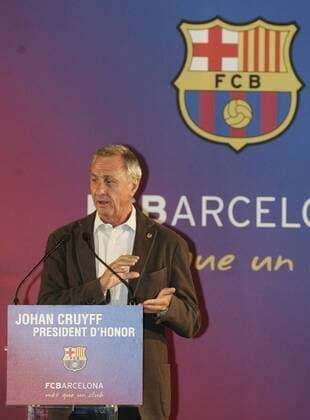 Johan Cruijff wird zum Ehrenpräsident des FC Barcelona ernannt 2009 2010 xVIxMarcaMediaxIVx 110289 o0 Ehrenpräsident, Barca