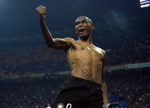 Inter Mailand, Samuel Eto o Torjubel  o0 Jubel, Freude nackt Etoo o00 sexy