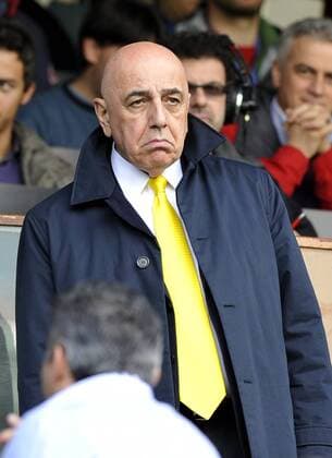 Vicepresident Adriano Galliani (Milan) 18 04 2010 Stadio Ferraris Marassi - Sampdoria Genua (blue) vs. AC Mailand (red) - giorgioxperottino o00 Funktionär