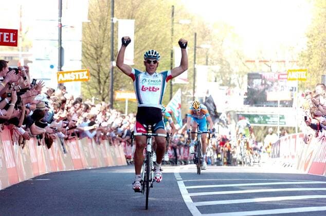 2010, Amstel Gold Race, Team Omega Pharma - Lotto 2010, Sieger Philippe Gilbert , Valkenburg Cauberg  o0 Jubel Freude Ziel
