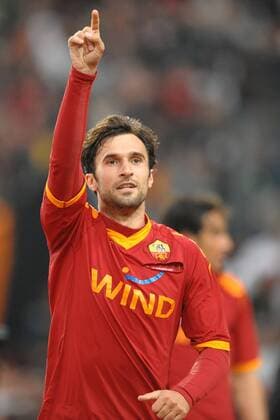Jubel Mirko VUCINIC (AS Rom) - Lazio Rom - AS Rom 1:2 - ANDREAXSTACCIOLI o0 Freude o00 Derby