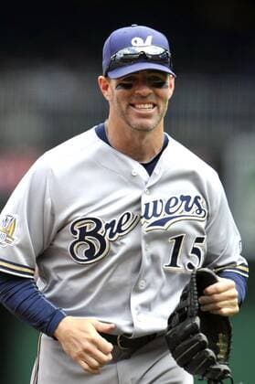 April 18, 2010: Jim Edmonds 15 for the Milwaukee Brewers during a game against the hometown Washington Nationals at Nationals Park in Washington, D.C. The Brewers beat the Nationals 11 - 7 - ZUMAcj1