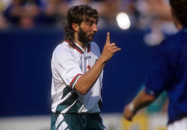 Trifon Ivanov (Bulgarien) Fußball WM Herren WM 1994, Länderspiel, Nationalteam, Nationaltrikot Einzelbild New York, New Jersey, NY, N.Y.